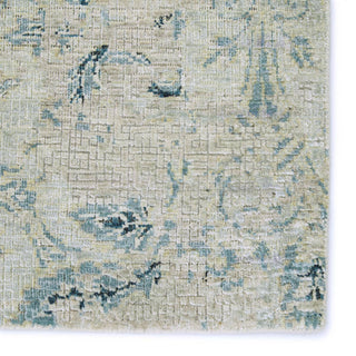 Jaipur Living Chennai Madora CHN01 Gray/Blue Area Rug - Close Up