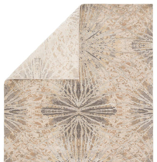 Jaipur Living Chaos Theory By Kavi Thea CKV25 Gray/Beige Area Rug - Folded Corner