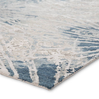 Jaipur Living Chaos Theory By Kavi Thea CKV30 White/Navy Area Rug - Corner