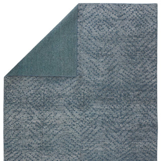 Jaipur Living Corbett Teyla COB01 Blue/Gray Area Rug - Folded Corner