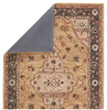 Jaipur Living Cardamom Bronya COM04 Tan/Gray Area Rug - Folded Corner