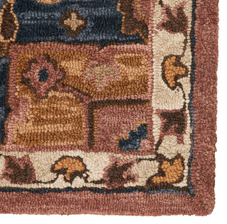 Jaipur Living Cardamom Cressida COM06 Dark Pink/Blue Area Rug - Close up