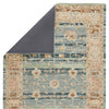 Jaipur Living Cardamom Jensine COM08 Blue/Beige Area Rug - Folded Corner