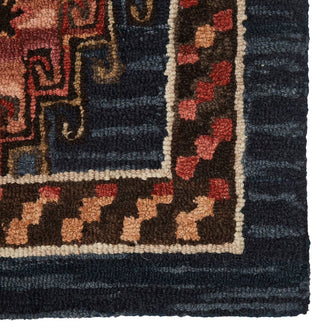 Jaipur Living Cardamom Kyoto COM11 Dark Blue/Pink Area Rug - Close Up