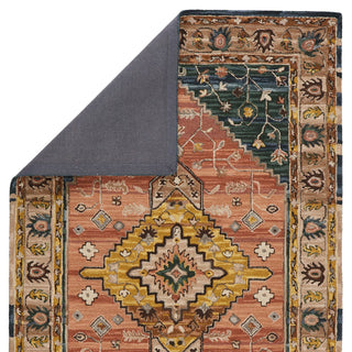 Jaipur Living Cardamom Seraphina COM13 Pink/Yellow Area Rug - Folded Corner