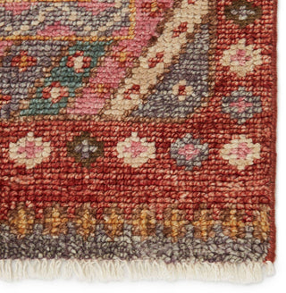 Jaipur Living Coredora Anwen CRD01 Red/Pink Area Rug - Close Up