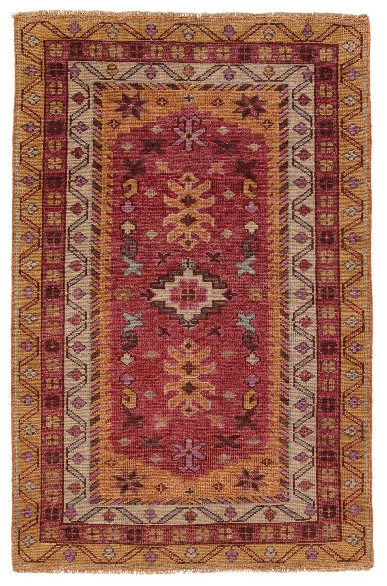 Jaipur Living Coredora Kyrie CRD04 Red/Yellow Area Rug - Top Down