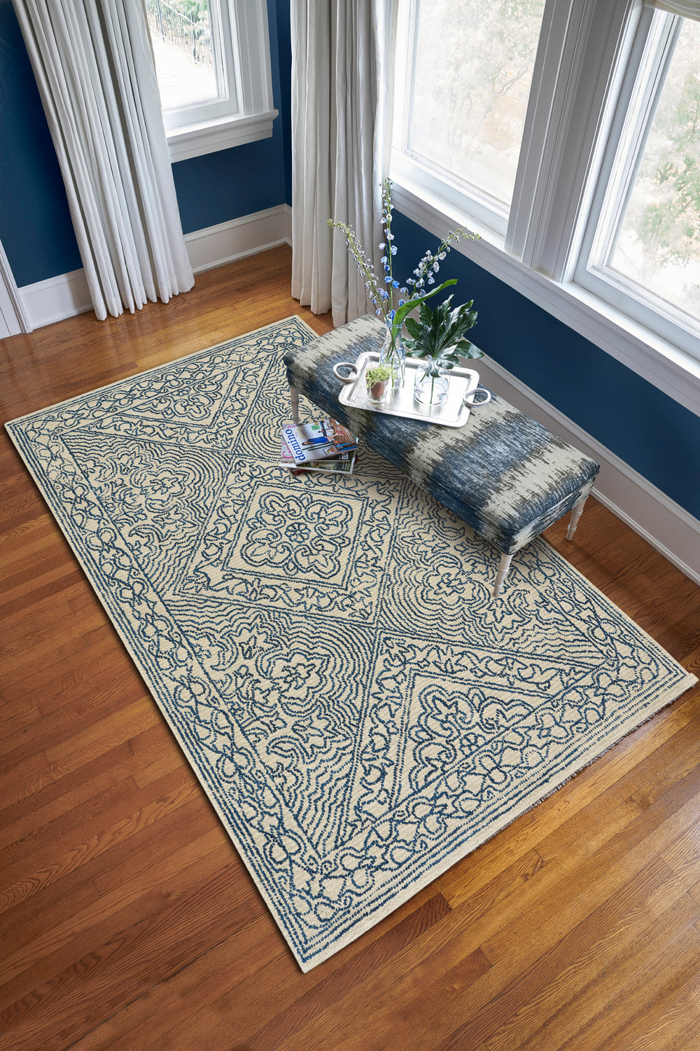 Capel Allure 9176 Beige Area Rug Rectangle/Vertical Stripe Rectangle Feature