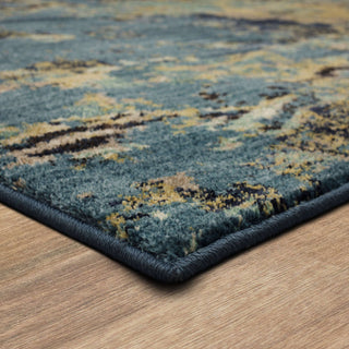 Karastan Intrigue Captivate Indigo Area Rug Corner 