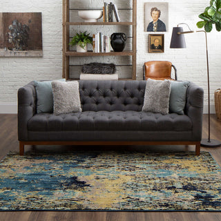 Karastan Intrigue Captivate Indigo Area Rug Room Scene 2 