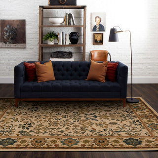 Karastan Spice Market Clarevale Vanilla Area Rug Room Scene 2 