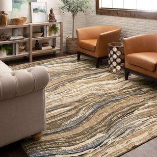 Karastan Enigma Continuum Smokey Grey Area Rug Featured