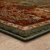 Karastan Spice Market Dalgliesh Aquamarine Area Rug Corner 