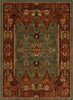 Karastan Spice Market Dalgliesh Aquamarine Area Rug Main Image 8'x11' Size 
