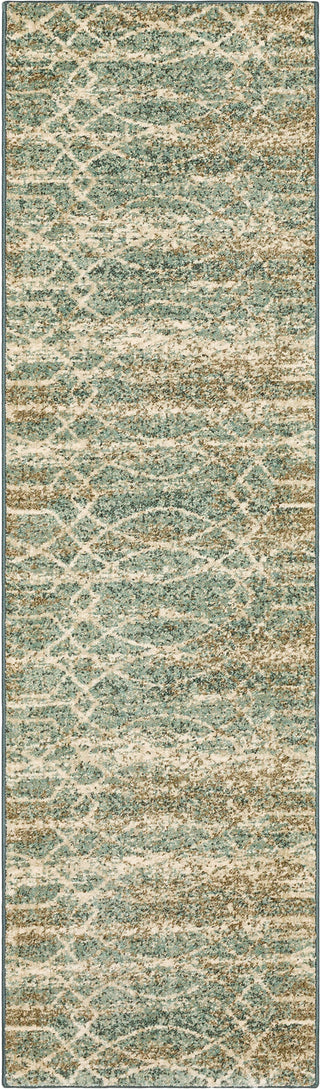 Karastan Touchstone Debonair Jadeite by Virginia Langley Area Rug Runner