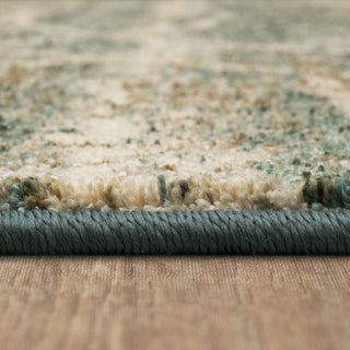 Karastan Touchstone Debonair Jadeite by Virginia Langley Area Rug Binding