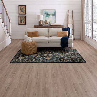 Karastan Touchstone Deveron Blue Teal Area Rug