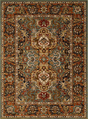 Karastan Spice Market Dhahar Aquamarine Area Rug