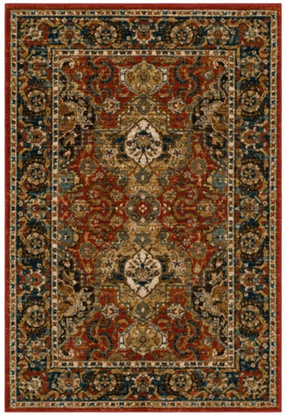 Karastan Spice Market Dhahar Garnet Area Rug Main Image 5'3"x7'10"