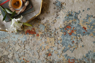 Loloi Elixir EH-08 Silver/Multi Area Rug Close Up