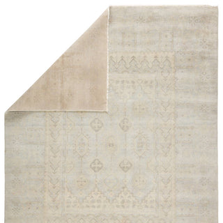 Jaipur Living Eloquent Chival ELQ02 Light Gray/Beige Area Rug - Folded Corner