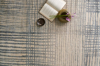 Loloi Emory EB-05 Ivory / Grey Area Rug Close Up