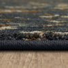 Karastan Elements Eastmont Denim Area Rug Binding Close Up