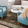 Karastan Pandora Enmity Charcoal Area Rug Room Scene 2 