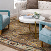 Karastan Pandora Envy Taupe Area Rug Room Scene 2