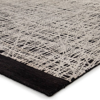 Jaipur Living Free Verse Light by Kavi Kuros Cinco FLK01 Black/Beige Area Rug - Corner