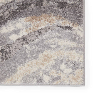 Jaipur Living Ferris Gatlin FRR05 Gray/Cream Area Rug - Close Up