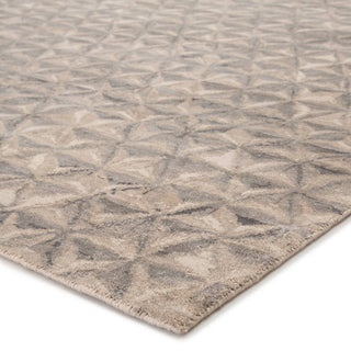 Jaipur Living Free Verse Edge by Kavi Raagam FVK01 Gray/Beige Area Rug - Corner