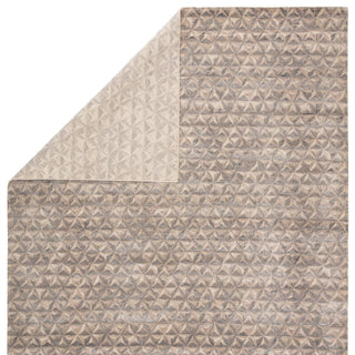 Jaipur Living Free Verse Edge by Kavi Raagam FVK01 Gray/Beige Area Rug - Folded Corner