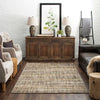 Karastan Elements Fowler Beige Area Rug Room scene Featured