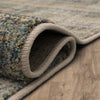 Karastan Elements Fowler Lagoon Area Rug Curled
