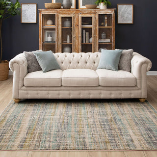 Karastan Elements Fowler Lagoon Area Rug Room Scene Featured