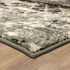 Karastan Artisan Frotage Charcoal by Area Rug Scott Living Corner Close Up