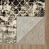 Karastan Artisan Frotage Charcoal by Area Rug Scott Living Corner Flipped 