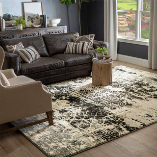 Karastan Artisan Frotage Charcoal by Area Rug Scott Living Room Scene 2