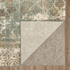 Karastan Artisan Frotage Willow Grey by Area Rug Scott Living Folded Corner