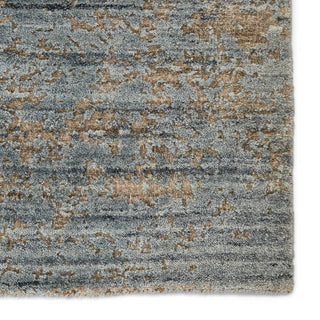 Jaipur Living Genevieve Ferelith GNV01 Blue/Light Tan Area Rug - Close Up