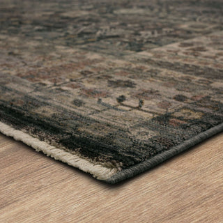 Karastan Echo Grasole Denim Area Rug Close Up Corner
