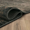 Karastan Echo Grasole Denim Area Rug Rolled Over