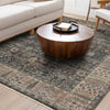 Karastan Echo Grasole Denim Area Rug Room Scene
