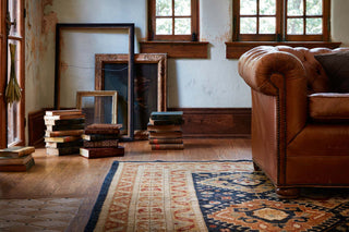 Loloi Heirloom HQ-01 Navy/Multi Area Rug Room Scene 3