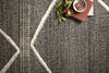 Loloi Iman IMA-02 Beige/Charcoal Area Rug Close Up