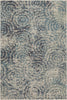 Karastan Expressions Imprinted Blooms Aqua Area Rug by Scott Living Main Image