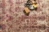 Loloi Javari JV-10 Drizzle/Berry Area Rug Close Up Featured