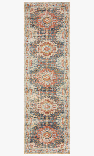 Loloi II Jocelyn JOC-03 Mist/Multi Area Rug 2'3''x 7'6'' Runner