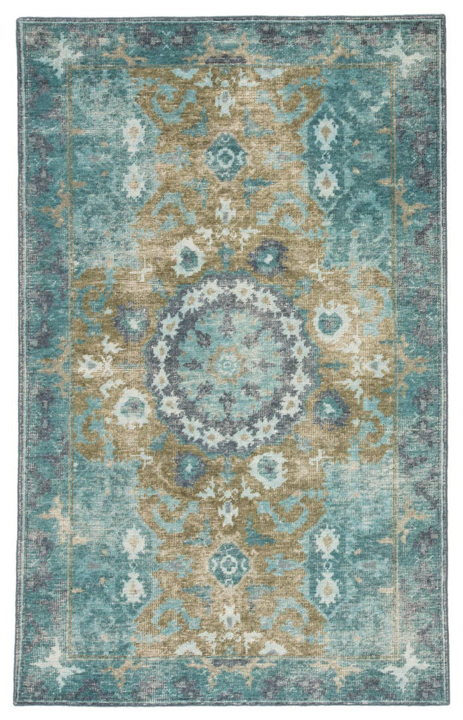 Jaipur Living Kai Modify KAI05 Teal/Olive Area Rug